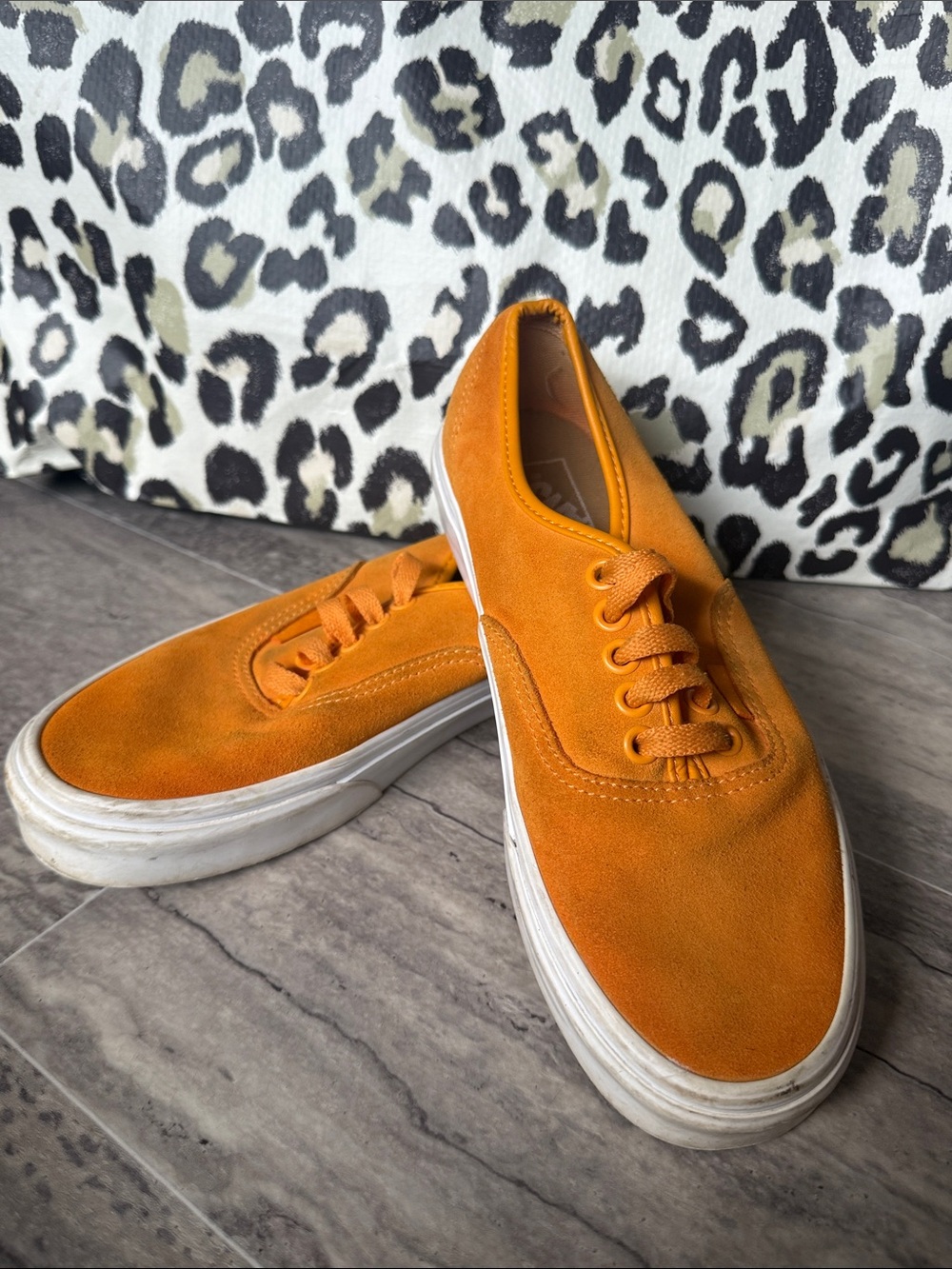 Vans Mustard Suede Low-Top Sneakers